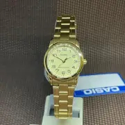 Casio LTP-V001G-9B Gold Tone Analog Stainless Steel Quartz Ladies Classic Watch