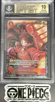 BGS 10 One Piece ST01-012 SR Monkey.D.Luffy - English - Awakening of the New Era