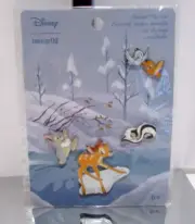 Disney Loungefly Bambi Thumper Flower 4 Pin Set