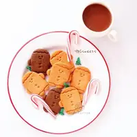 在飛比找ETMall東森購物網優惠-日本YC大師圣誕小姜餅人卡通餅干模具 日式萌版糖霜餅干烘焙工