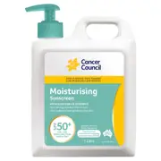 Cancer Council Moisturising Sunscreen SPF 50+ 1 Litre