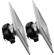 UPKOCH 2pcs Heavy Duty Audio Tweeter Horns for Stage Performance Stereo Speaker Tweeter System with Reduced Distortion Replacement for Live Sound Speakers