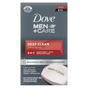 Dove Men+Care Body Soap and Face Bar More Moisturizing Than Bar Soap Deep Clean