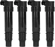4Pcs Motorcycle Ignition Coil Stick F6T570,Compatible For Kawasaki ZX636 ZX6R ZXR9F ZX R9F 636 Ninja 2005-2016