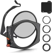 K&F Concept Pro Square Filter System,Square ND1000, CPL, Filter Holder Kit, Metal Lens Adapter for Filter 100mm Adapter Rings 67mm 72mm 77mm 82mm