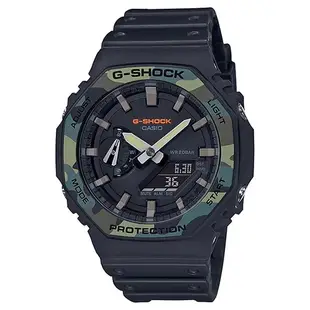 【CASIO卡西歐】G-SHOCK系列 指針/數位雙顯電子錶(GA-2100SU-1A)實體店面出貨