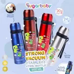 SUGAR BABY 強力真空不銹鋼奶瓶 DINO 600ML THERMOS BABY KIDS SUGAR BABY