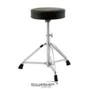 On-Stage MDT2 Double-braced Drum Throne Solid Steel Tripod Faux Leather Stool
