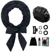 No Heat Hair Curlers Overnight Curls Headband - 70" Soft Ribbon Curl Wrap for Lo