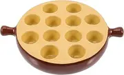 VALICLUD Escargot Baking Tool Heat Resistant Snail Tray Serving Dish for Home Kitchen Restaurant BBQ for Escargots Shellfish and