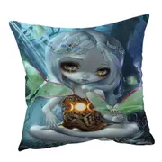 Fantasy Art Luna Moth Beautiful Glowing Moth Fairy Cushion Cover