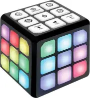Winning Fingers Flashing Cube Electronic Memory & Brain Game | 4-In-1 Handheld G