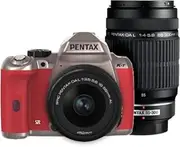 PENTAX DSLR Camera K-r W Zoom Kit Silver/Red 116 K-rWZK SL/RD116