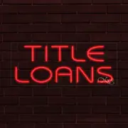BRAND NEW "TITLE LOANS" 30x12x1 INCH LED FLEX WINDOW/WALL INDOOR SIGN 30640