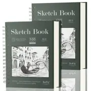 Sketch Book 5.5 X 8.5 Spiral Sketchbook Pack of 2 200 Sheets 68 lb/100gsm Aci...