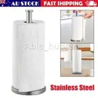 Free Standing Kitchen Roll Paper Towel Holder Stand Good Stainless Steel Rack AU