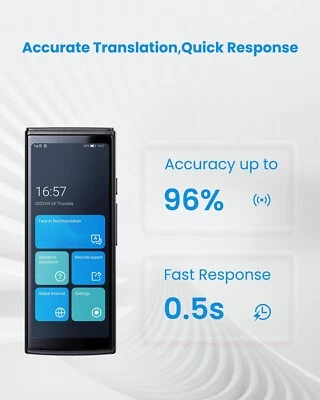 iFLYTEK Translator Device AI Voice Camera Instant Smart Voice Can Offline Use