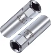 14mm & 16mm Spark Plug Socket Thin Wall 12-Point Removal Tool 3/8 inch Square...