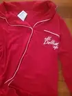 Kate Spade Red “All Dolled Up” Pajama Pant 2pc Set Size S