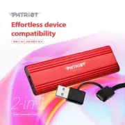 Patriot TL 512GB 1TB 2TB 4TB External Portable SSD USB 3.2 Type C+A PC/MAC Lot