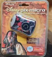 Pirates Of The Caribbean DISNEY PIX Micro Digital Camera w/ Wrist Strap