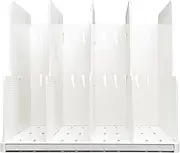 Exacompta - Item No. 390013D - Modulotop Vertical Folder with 5 Autentik Tabs - For Sorting Mail or A4+ Documents - Dimensions: Depth 30 x Width 28.8 x Height 25.5 cm - White