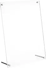 KALLORY Versatile Acrylic Photo Frame Display Certificates Style Wall or Table Mount Modern Lightweight