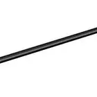(Black)Bathroom Wall Mounted Towel Bar Space Aluminum Single Bar Towel Rack G