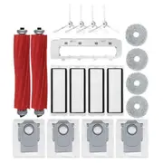 19PCS Kit for Q/P10 A7400RR Robot Vacuum: Main Brush, Dust Bag, Mop Pad