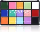 Body Painting Colours Children'S Makeup Set, 15 Macaroon Face, Body Colours, Oil