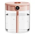 2L Portable Air Humidifier Cool Mist Humidifier for Car Baby Room (Pink)