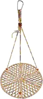 ibasenice Hanging Reptile Hammock for Bearded Dragons Breathable Cotton Rope Bed Easy to Install and Remove Swing for Active Lizards and Reptile Pets