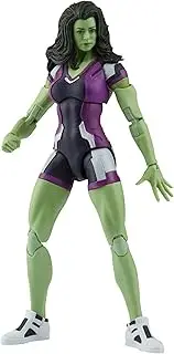 Hasbro Marvel Legends Series MCU Disney Plus She-Hulk 6-Inch Action Figure, 2 Accessories, 1 Build-A-Figure Element, Multicolored (F3854)
