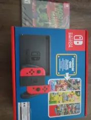New Nintendo Switch Console Bundle Mario Choose One+New Martin Panic Game RARE