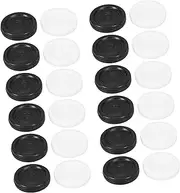 Kisangel 1 Set Pieces Plastic Chess Pieces for and Checkers Smooth Surface Lightweight for Teaching and Replacement for Travel and Arts Projects