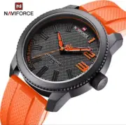 NAVIFORCE Top Luxury Brand Quartz Watch Men Silicone Strap Military Watches
