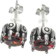 [WOFASHPURET] Titanium Earring Studs Men's Stainless Steel Earrings Punk Style Earring for Men Exquisite Design