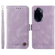 Skin-touch Leather Stand Phone Case For Honor 100 Pro, Wallet-style Cover
