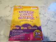 New Rainbow Scratch Books stencils creative art fun kids Pigipigi