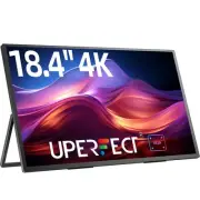 4K Portable Monitor UPERFECT 18.4" Gaming Monitor 3840x2160 HDMI USB C UHD