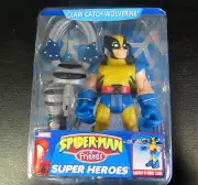 2005- MARVEL SPIDER-MAN & FRIENDS - CLAW CATCH WOLVERINE - UNOPENED