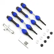 Front&rear Drive Shafts For Traxxas Hoss/rustler/slash/stampede 4x4 2wd 1/10 Rc Blue