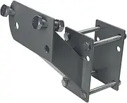 QLPQASCU Lockless Trailer Spare Tire Mounting Bracket, Heavy Duty Spare Wheel Carrier, for 1/2" Tire
