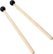 1 Pair Tongue Steel Drum Xylophone Mallets Tuning Wooden Rod Mallet for Percussion Instrument Multicolor One Size