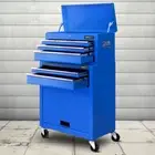 7 Drawer Tool Box Trolley Garage Mechanic Multi Height Tool Storage Cabinet