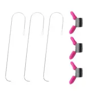U Shaped Beading Needle and Spring Cord Ends for Efficient Jewelry Creation