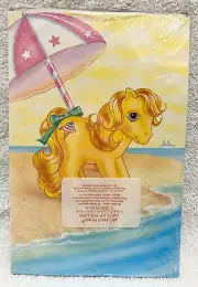 NEW Vintage 1988 Hasbro My Little Pony Dress Up Stickers Cards Set Swirly Whirly
