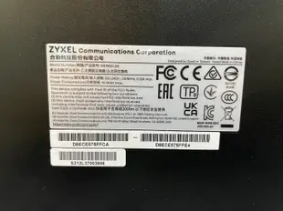Zyxel合勤 GS1900-24 智慧型網管24埠Gigabit交換器 二手良品 保內 蘆洲可自取📌自取價3500