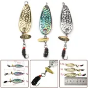 Sequins Fly Hook Metal Fishing Jigs Lure Outdoor Fishing Sequined Feathers