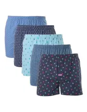 [Mitch Dowd] Fun Cotton Boxer Short 5 Pack in Multi